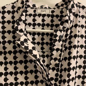 Zuri Kenya Ellipsis Shirt, M
